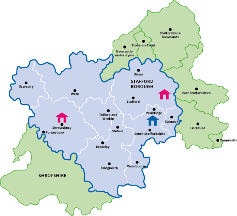 Housing Plus Group Map