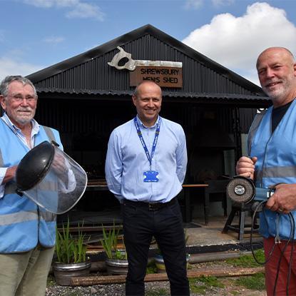 Homes Plus My Community Fund supports Shrewsbury Men’s Shed
