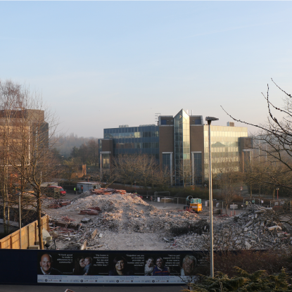 Watch demolition of landmark building in Telford
